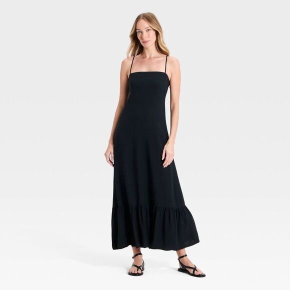 A New Day Dresses & Skirts - A New Day - Women's Open-Back Maxi Dress - A New Day Black S Black